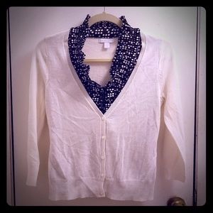 FINAL PRICE - New York & Company Size XS Faux Layered Cardigan